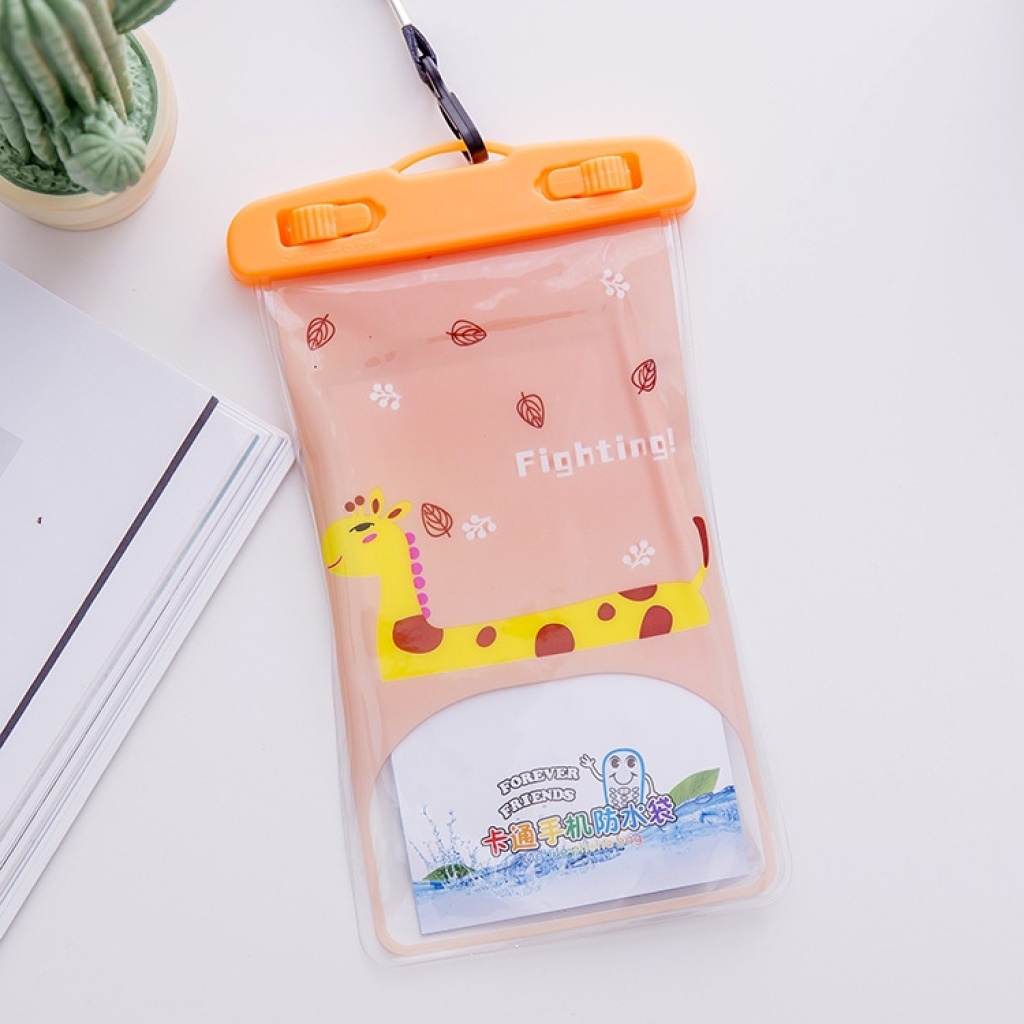 Cartoon Mobile Phone Waterproof Bag New Large Outdoor iPhone Photo Transparent Waterproof Phone Set Factory Direct Sales