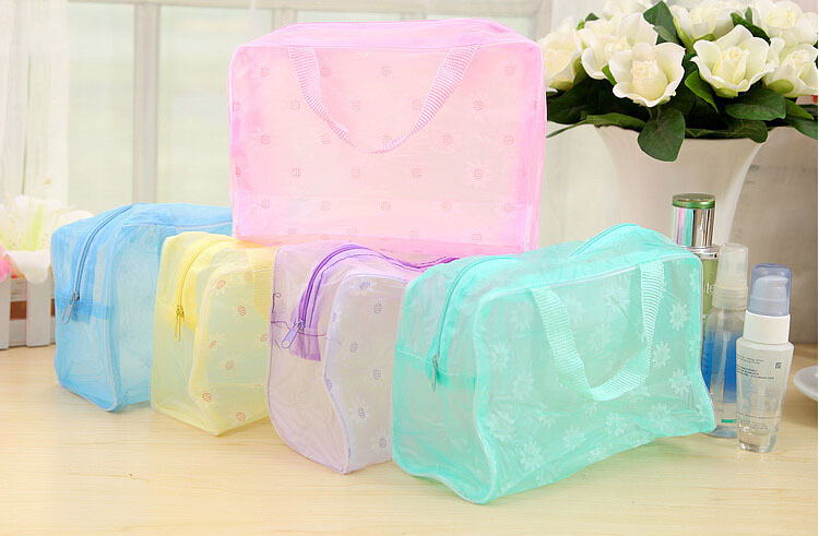 T wash gargle bag PVC waterproof travel wash gargle bag chrysanthemum printed waterproof bag travel manufacturers whole