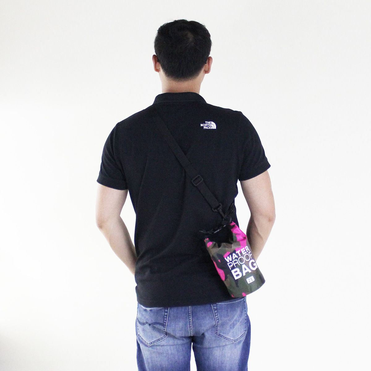 Polyester Waterproof Bag Shoulder Waterproof Bucket Bag Waterproof Bag Lightweight Drifting Bag Currently Available