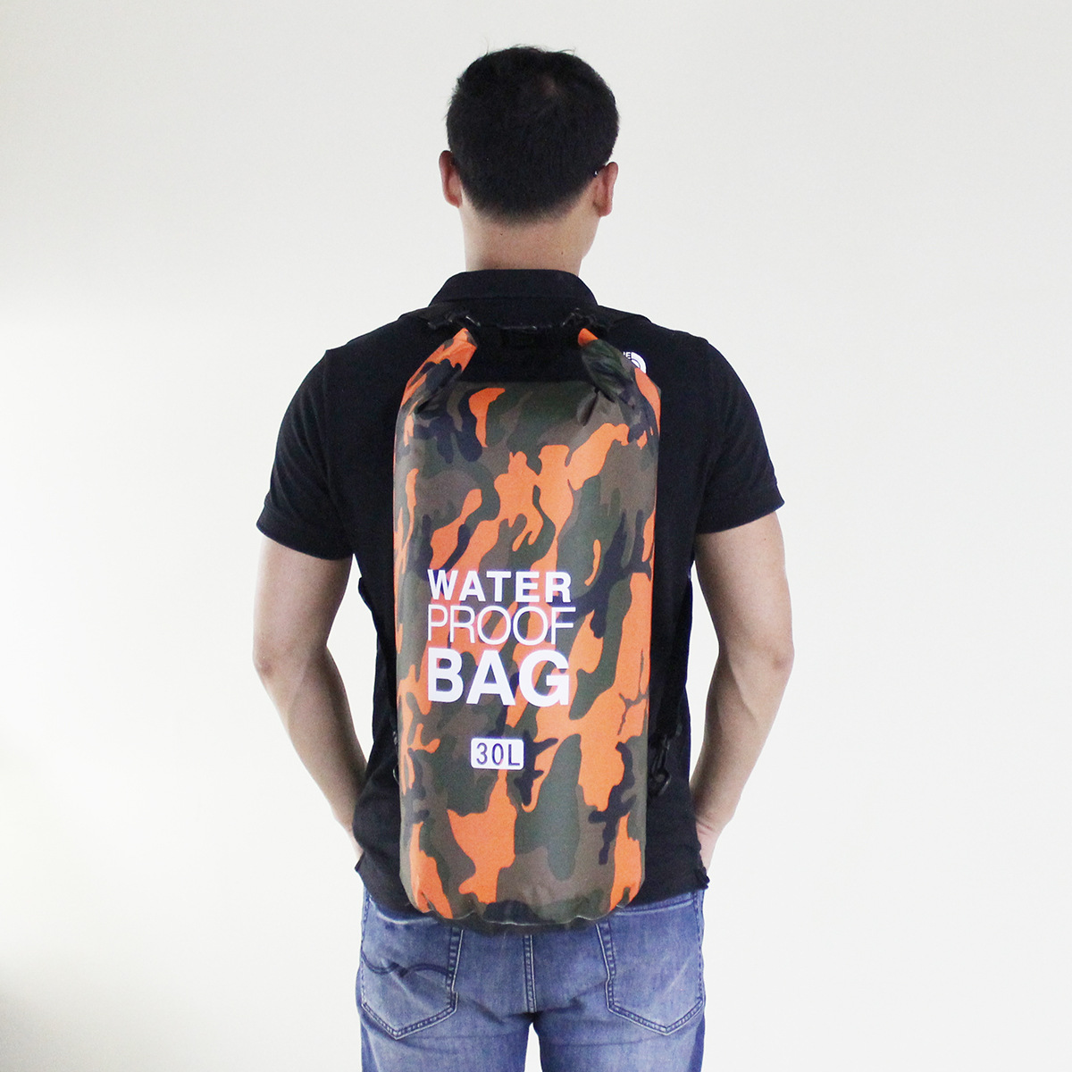 Polyester Waterproof Bag Shoulder Waterproof Bucket Bag Waterproof Bag Lightweight Drifting Bag Currently Available