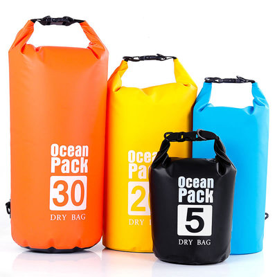 Polyester Waterproof Bag Shoulder Waterproof Bucket Bag Waterproof Bag Lightweight Drifting Bag Currently Available