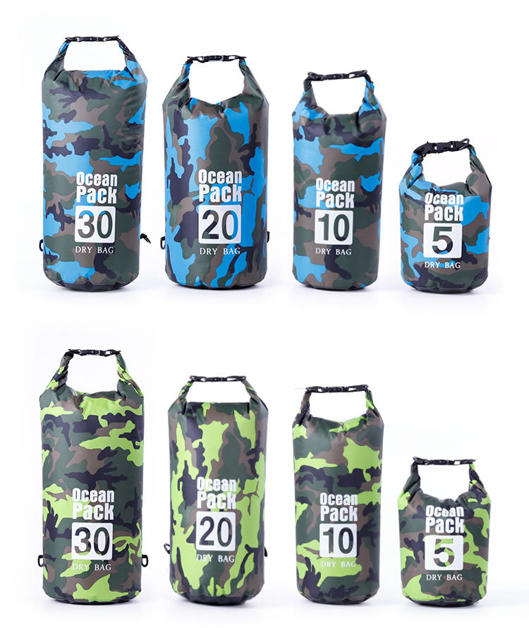 Polyester Waterproof Bag Shoulder Waterproof Bucket Bag Waterproof Bag Lightweight Drifting Bag Currently Available