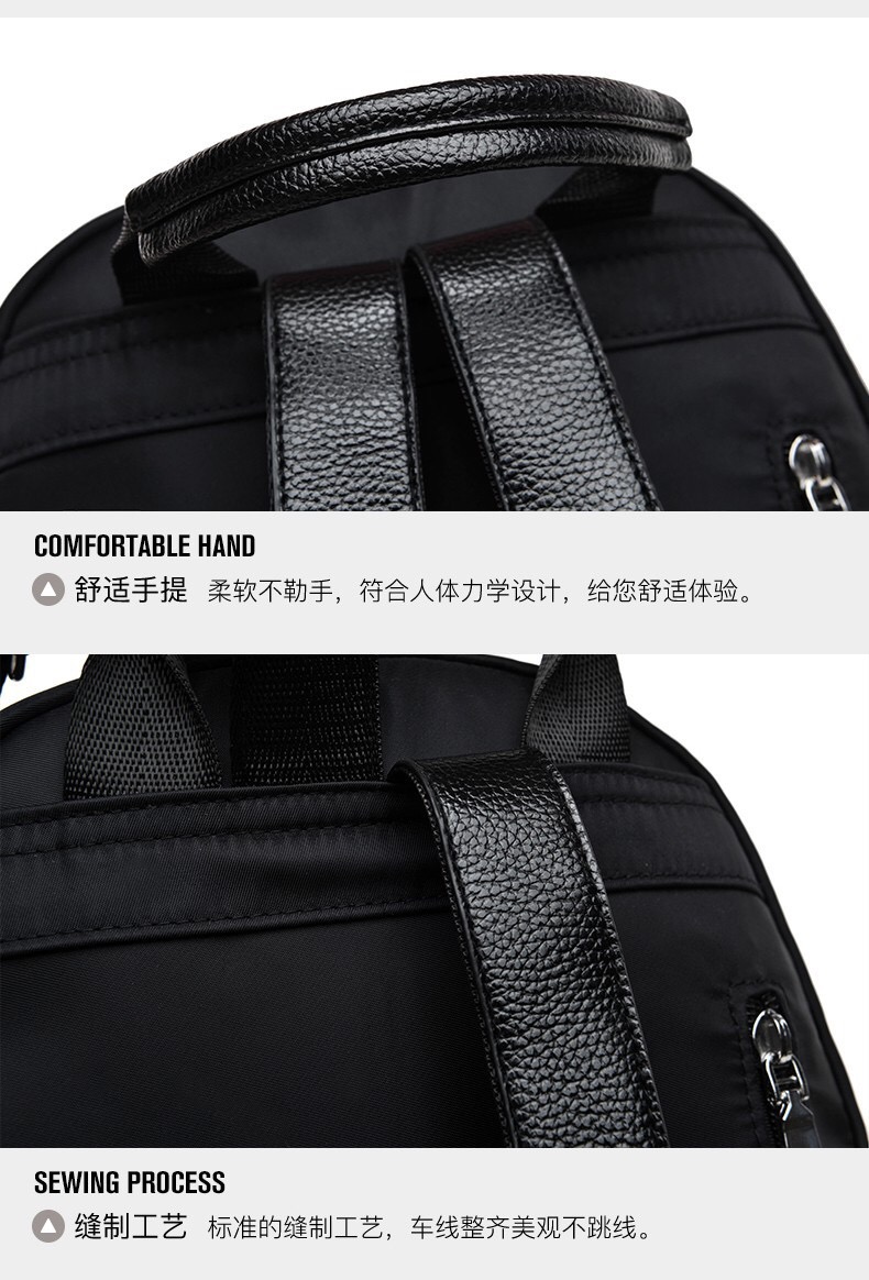 New fashion bag Korean Oxford cloth wearable waterproof bag outdoor travel leisure small backpack fashion backpack