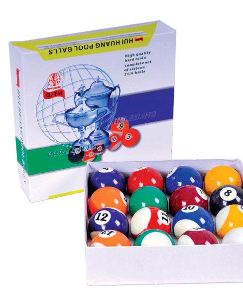 Standard of English 9 ball billiards billiards