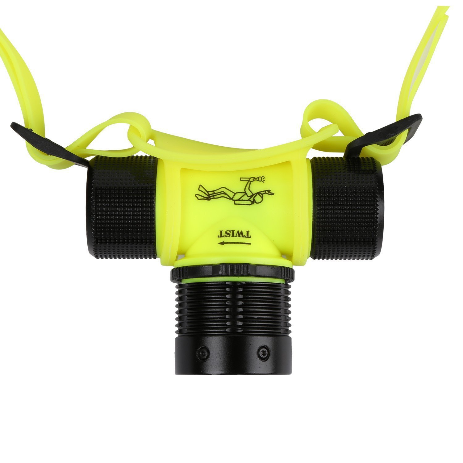 High power waterproof diving headlight strong focusing headlight outdoor camping light outdoor sport fishing light