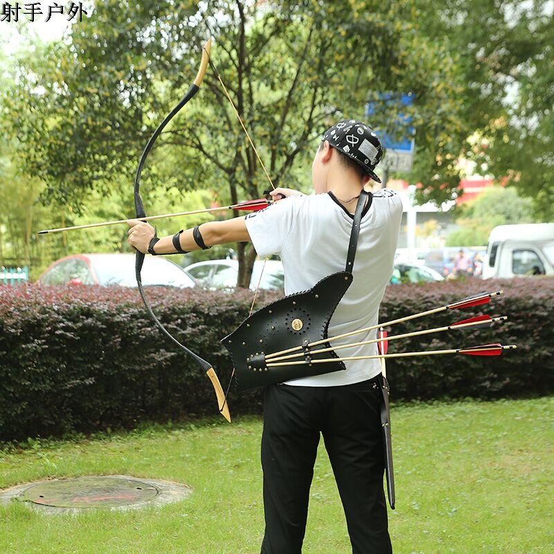 Traditional bow anti - bow shooting archery movement adult bow and arrow suit area entertainment epoxy glass slab arch