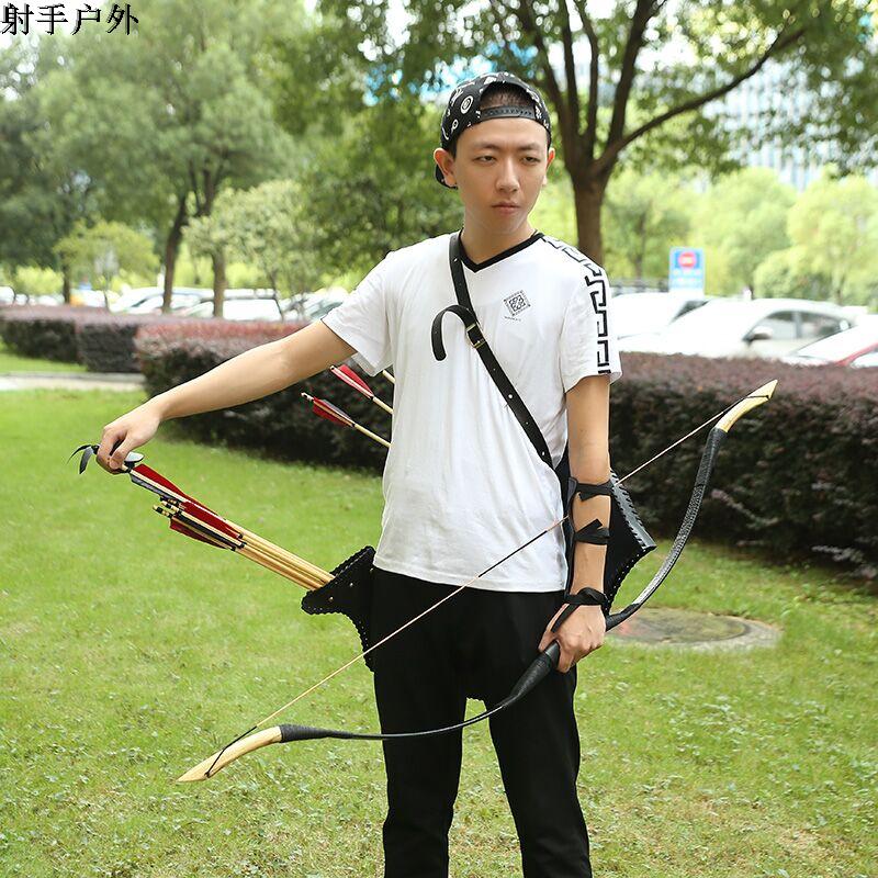 Traditional bow anti - bow shooting archery movement adult bow and arrow suit area entertainment epoxy glass slab arch