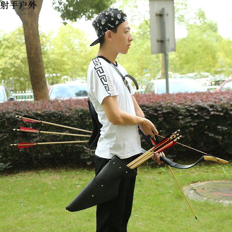 Traditional bow anti - bow shooting archery movement adult bow and arrow suit area entertainment epoxy glass slab arch