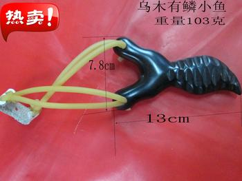 Priced for outdoor shooting martial arts supplies ebony scaly fish Slingshot