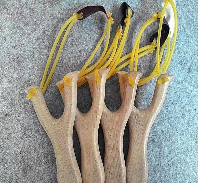 Outdoor sports various iron slingshot plastic slingshot toy wooden slingshot