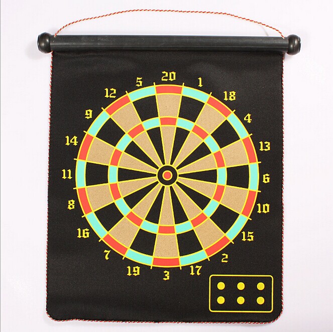 15 \&#034;magnetic darts double-sided target magnetic target thickening safety with 6 darts
