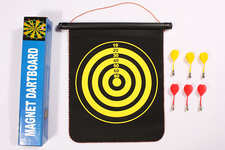 15 \"magnetic darts double-sided target magnetic target thickening safety with 6 darts 15 \"magnetic darts double-sided target magnetic target thickening safety with 6 darts