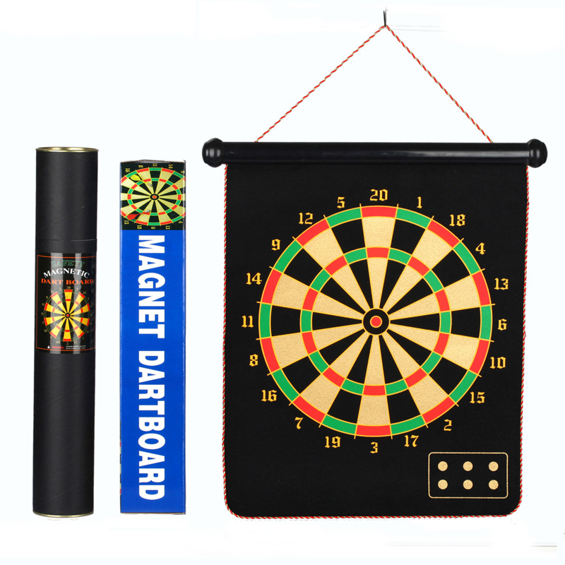 Dart Board Set Magnetic Double-Sided Dartboard Magnet Target Parent-Child Game Sucker Darts