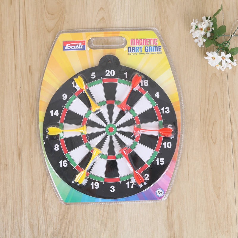 Magnetic plastic dart board for household safety darts for adult children