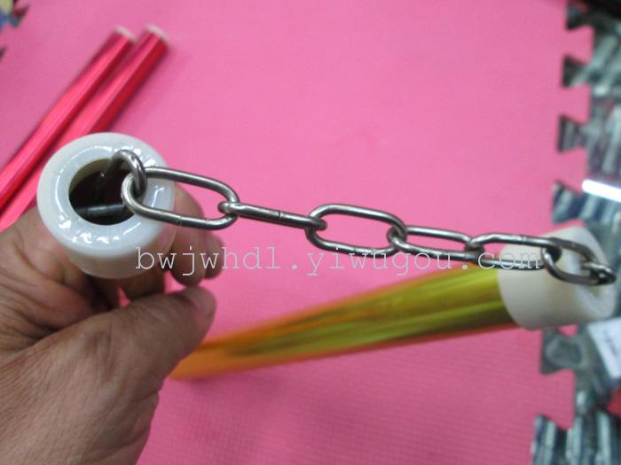 Multicolor lead alloy priced supply of outdoor exercise self-defense sample two sticks nunchakus