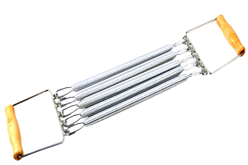 Wooden Handle Chest-Developer Home Fitness Sporting Goods