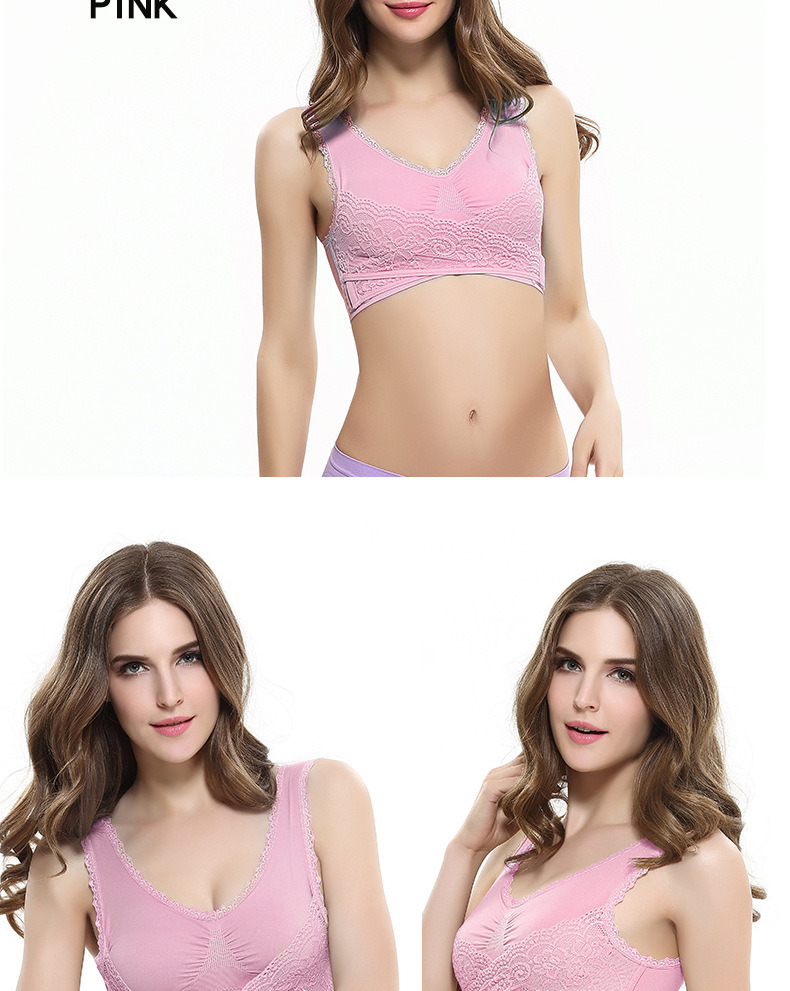 Front Cross Side Buckle Lace Edge No Steel Ring Sports Brassiere Super Gathered Adjustable Push-up Yoga Running Vest Front Cross Side Buckle Lace Edge No Steel Ring Sports Brassiere Super Gathered Adjustable Push-up Yoga Running Vest