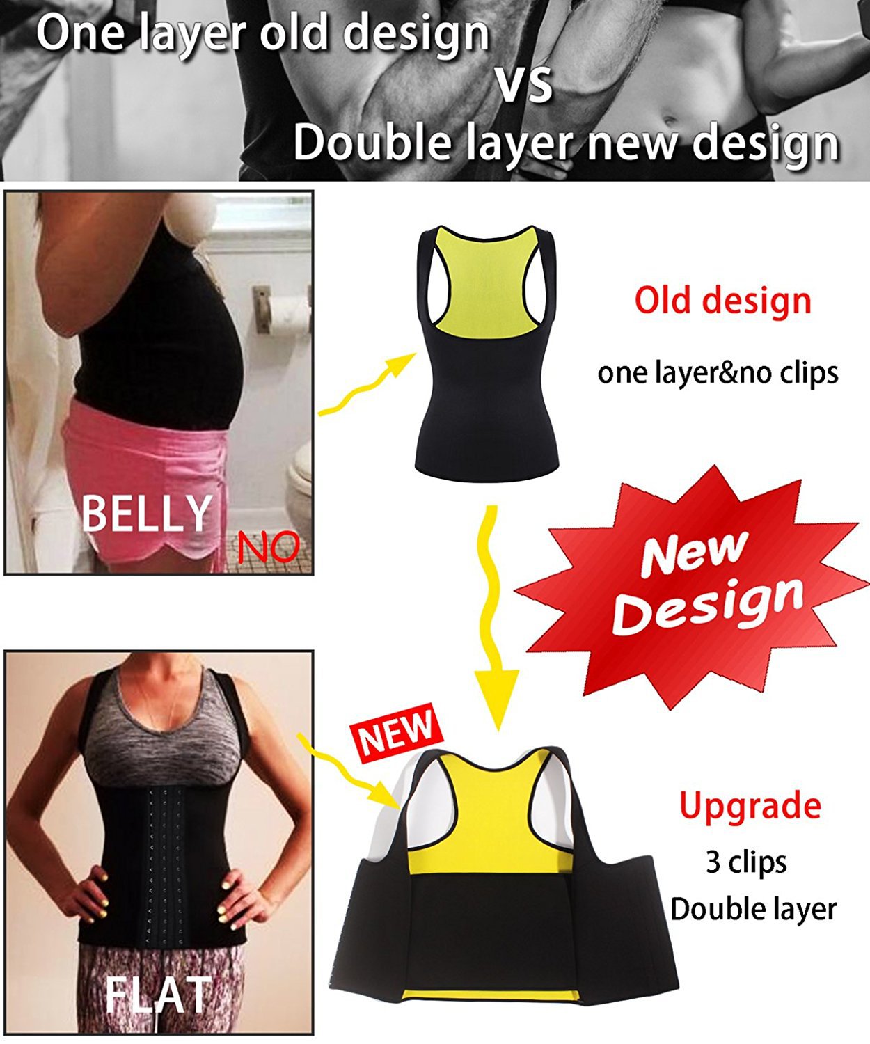 European and American Hot Selling Women's Body Shaping Push-up Vest Cross-Border Court Corset Neoprene Belly Coat
