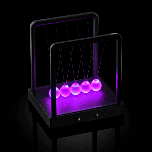 The new light Newton pendulum ball billiards billiards ornaments factory direct color balance