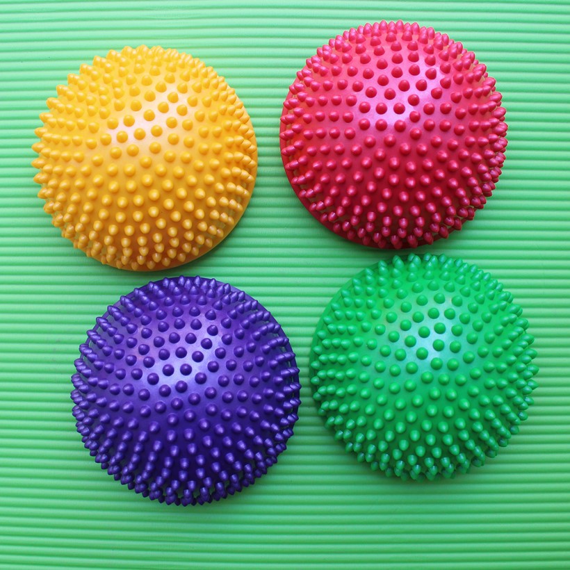 Equipment Hemisphere Massage Mat Balance Training Ball Massage Ball with Particles Durian Ball Fitness Yoga Ball