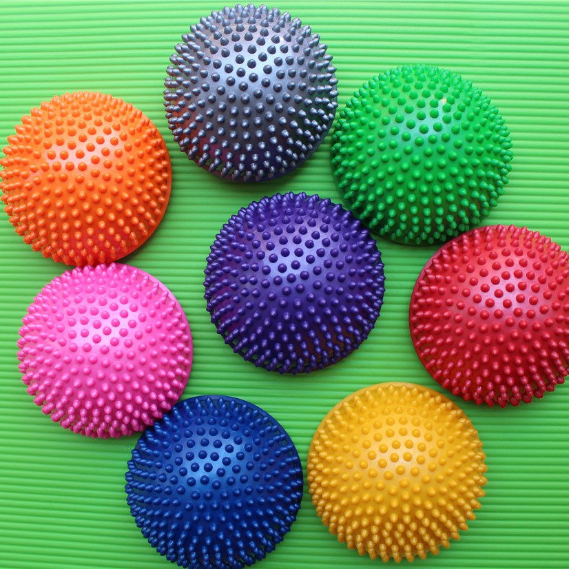Equipment Hemisphere Massage Mat Balance Training Ball Massage Ball with Particles Durian Ball Fitness Yoga Ball