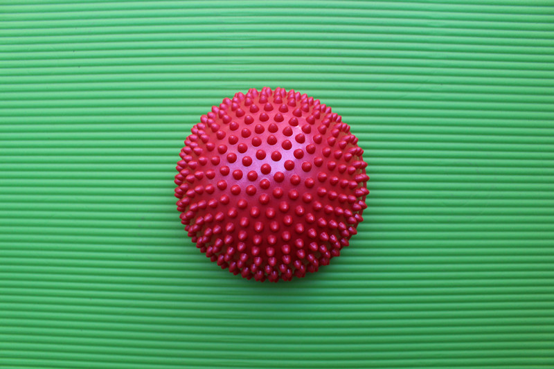 Equipment Hemisphere Massage Mat Balance Training Ball Massage Ball with Particles Durian Ball Fitness Yoga Ball