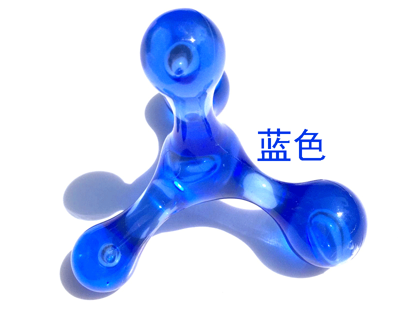 Frog Massager Manual Balance Four Ball Massager Waist Back Mini Massage Stick Direct Hand Roller Massage Clip
