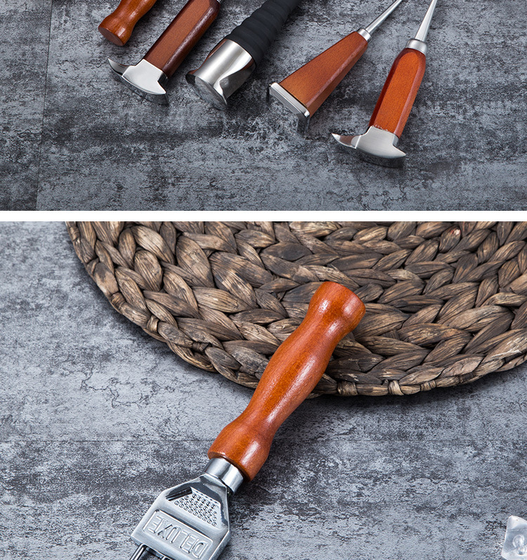 Japanese-Style Three-Fork Ice Cone Three-Head Ice Cone Single-Fork Ice Cone Cutting Skates Cut Skates Bar