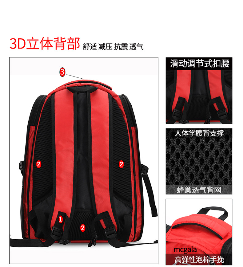 Cross-Border New Speed Skating Bag Ice Skates Backpack Waterproof Children Adult Storage Bag Roller Skating Bag