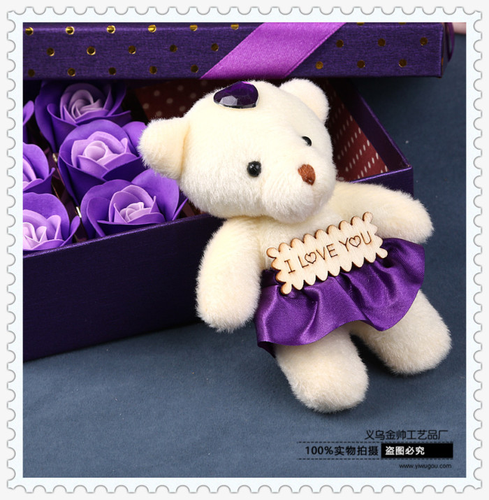 Happiness large square ferrero special rose soap flowers Happiness large square ferrero special rose soap flowers