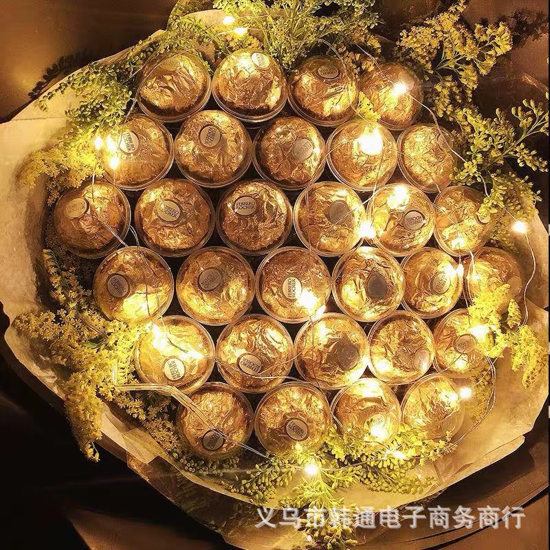 100 Ferrero Chocolate Cup Bouquet DIY Packaging Materials Plastic Bowl Shell Candy Fresh Floral Materials Wholesale 100 Ferrero Chocolate Cup Bouquet DIY Packaging Materials Plastic Bowl Shell Candy Fresh Floral Materials Wholesale