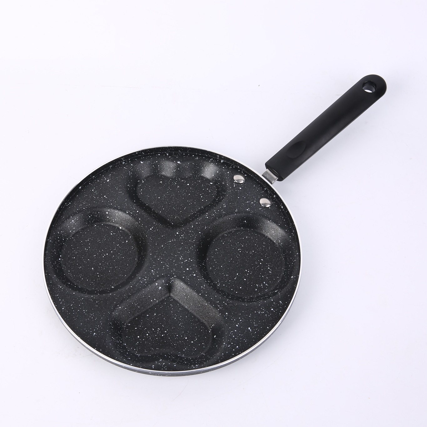 Stone Four Holes Egg Frying Pan Three Five Seven Holes Griddle Household NonStick Egg Dumplings Poached Egg Fry Pan