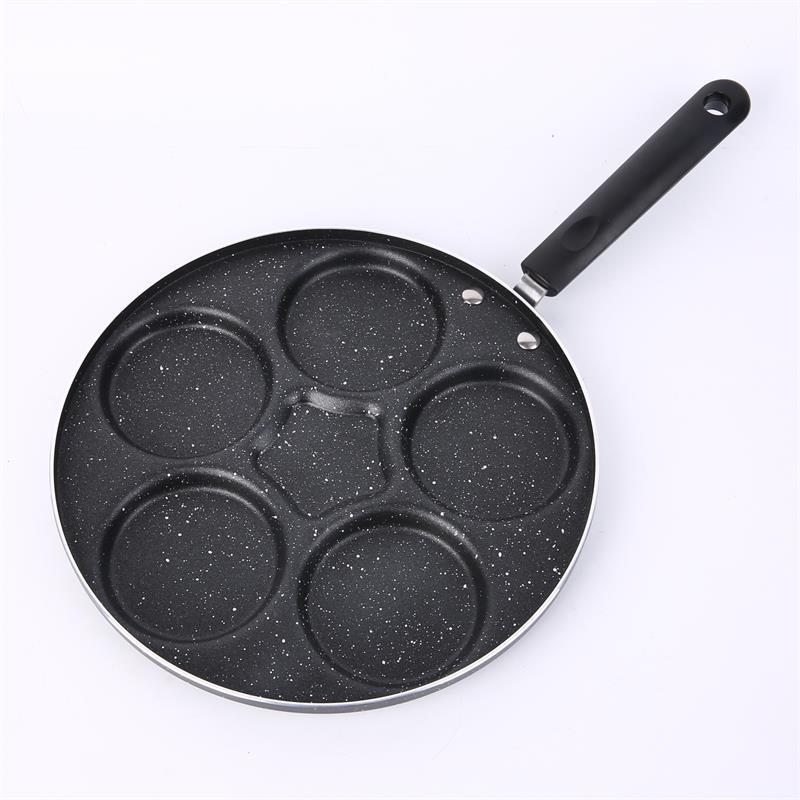 Stone Four Holes Egg Frying Pan Three Five Seven Holes Griddle Household NonStick Egg Dumplings Poached Egg Fry Pan