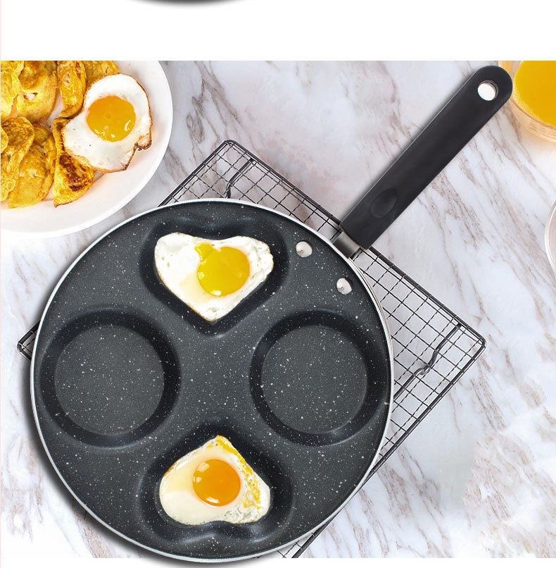 Stone Four Holes Egg Frying Pan Three Five Seven Holes Griddle Household NonStick Egg Dumplings Poached Egg Fry Pan Stone Four Holes Egg Frying Pan Three Five Seven Holes Griddle Household NonStick Egg Dumplings Poached Egg Fry Pan