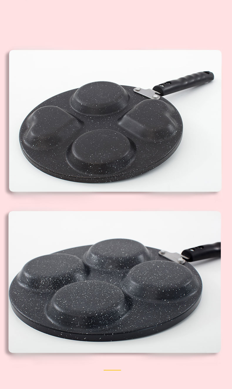 Stone Four Holes Egg Frying Pan Three Five Seven Holes Griddle Household NonStick Egg Dumplings Poached Egg Fry Pan Stone Four Holes Egg Frying Pan Three Five Seven Holes Griddle Household NonStick Egg Dumplings Poached Egg Fry Pan