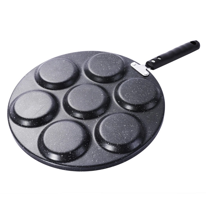 Stone Four Holes Egg Frying Pan Three Five Seven Holes Griddle Household NonStick Egg Dumplings Poached Egg Fry Pan Stone Four Holes Egg Frying Pan Three Five Seven Holes Griddle Household NonStick Egg Dumplings Poached Egg Fry Pan