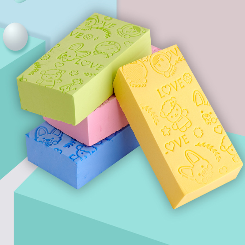 Dusting Artifact Pororo Absorbent Sponge Sponge Block Bath Bath Sponge