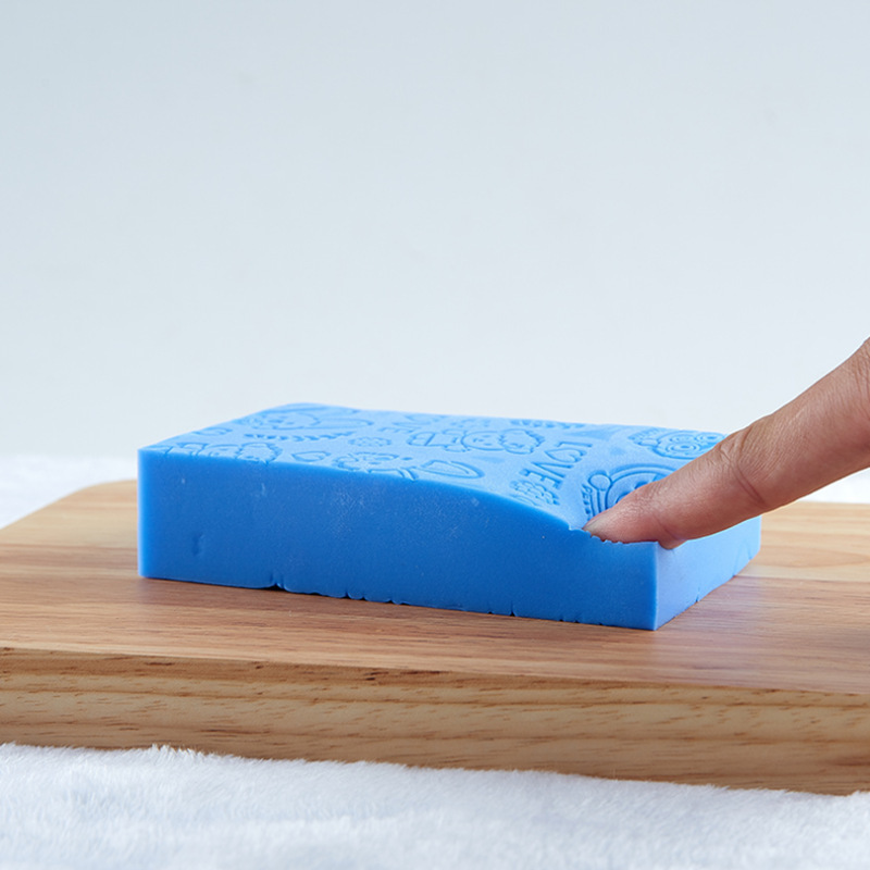 New Product Pororo PVA Bath Sponge Infant and Child Dusting Treasure Bath Sponge Exfoliating Accessories Bath Mud