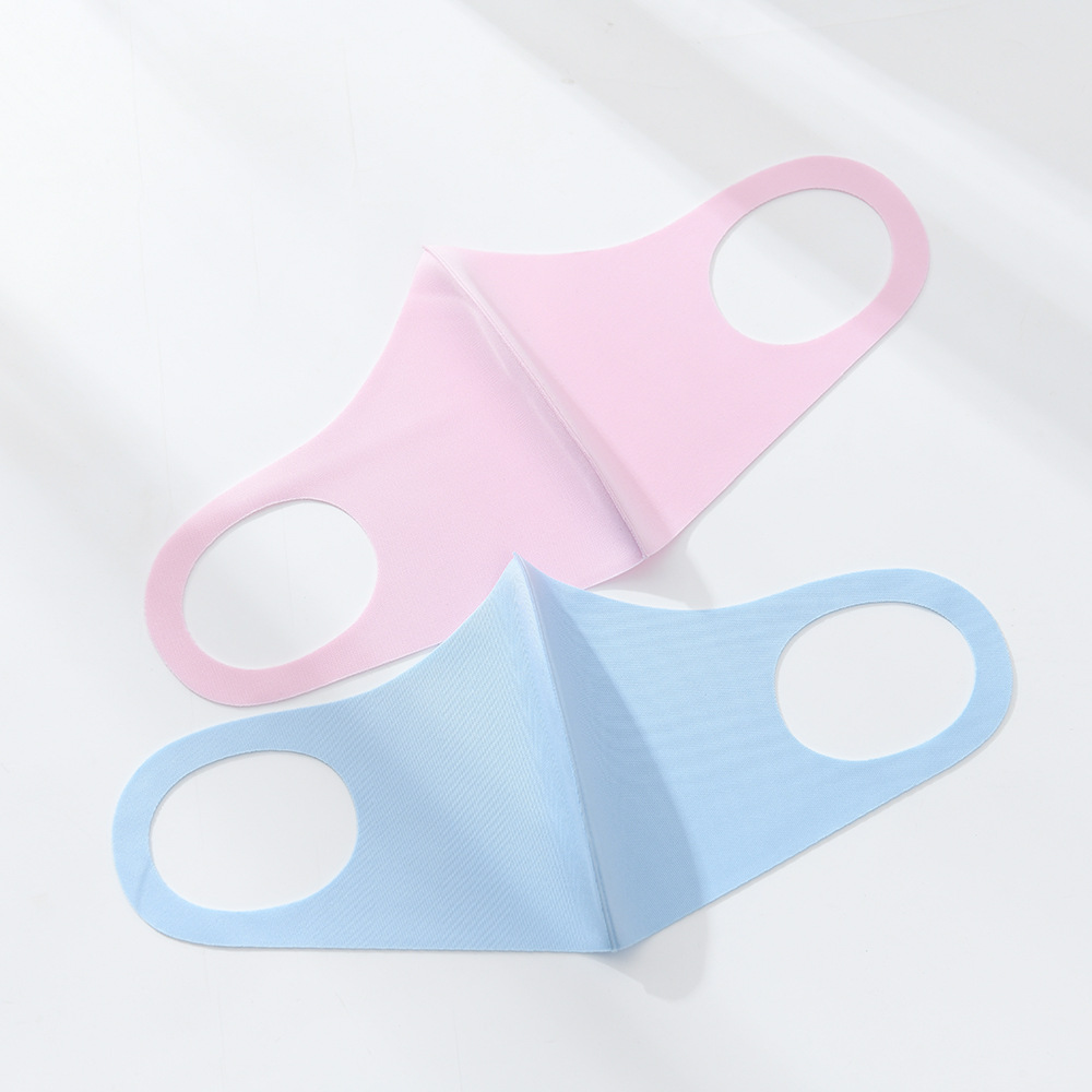 Ice cream mask polyurethane sponge mask Lu Han same style three - layer cloth mask mask face from local vendors