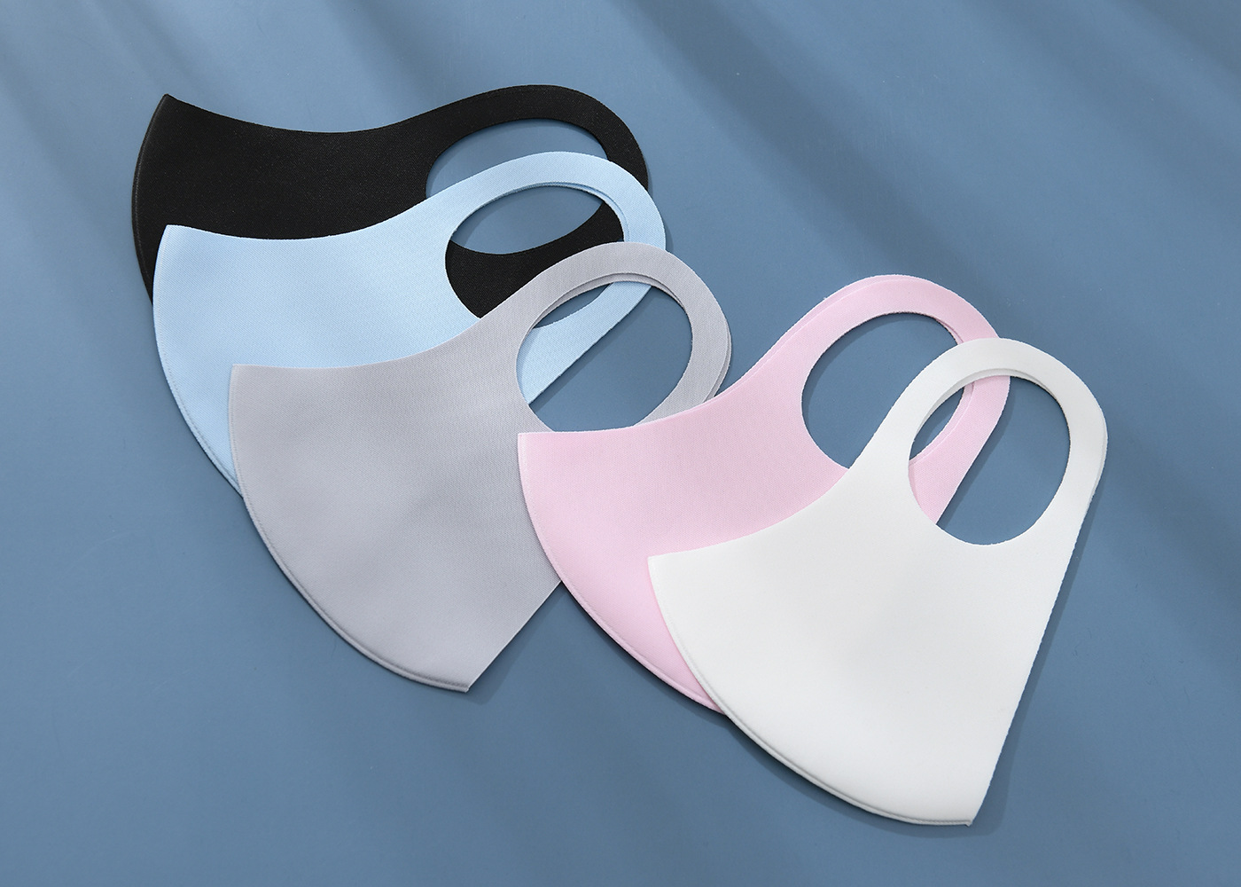 Ice cream mask polyurethane sponge mask Lu Han same style three - layer cloth mask mask face from local vendors