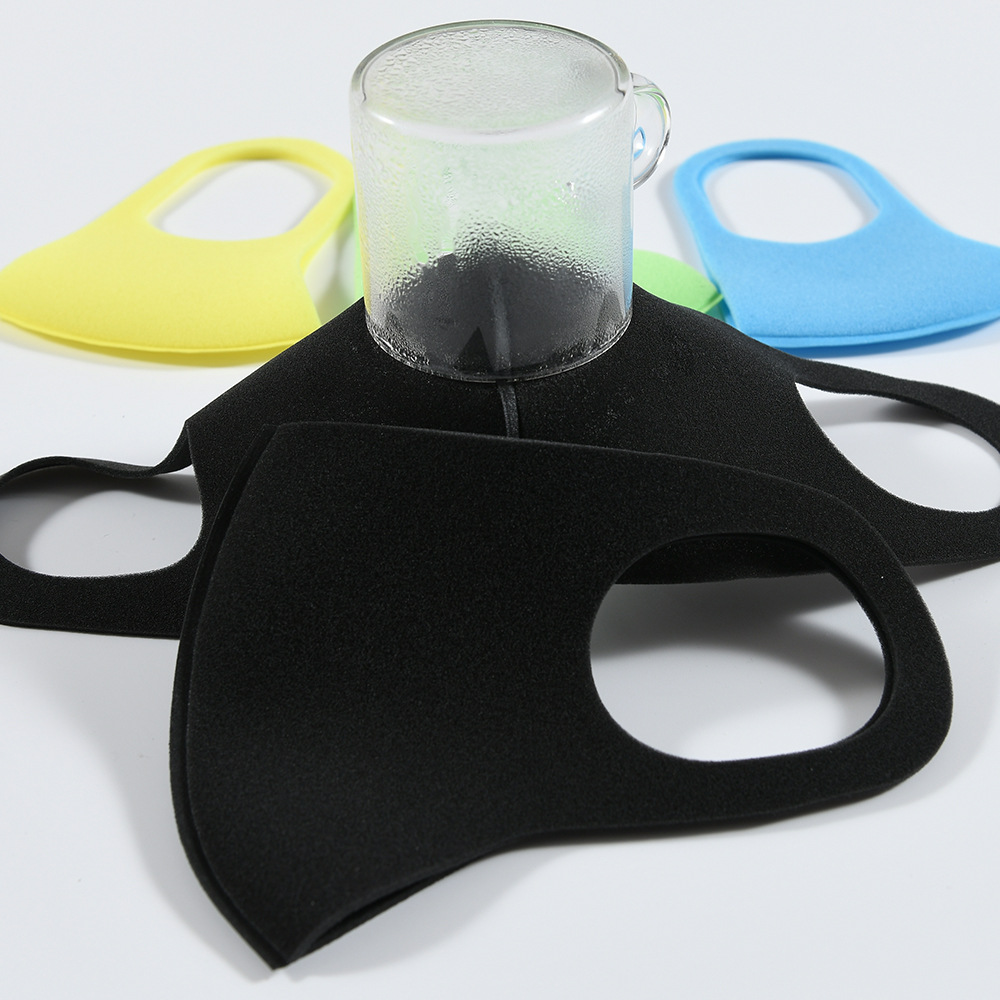 Ice cream mask polyurethane sponge mask Lu Han same style three - layer cloth mask mask face from local vendors