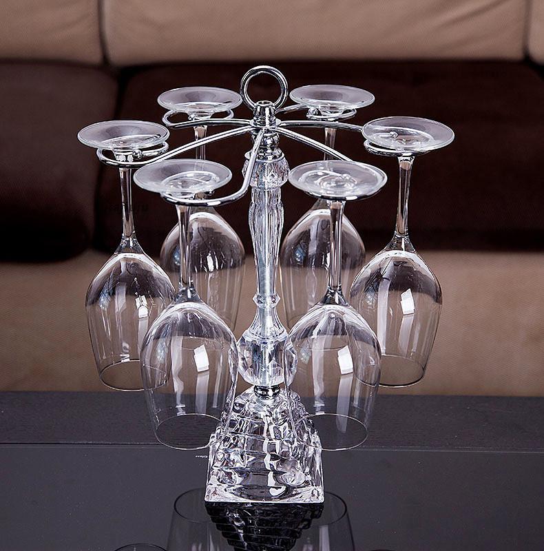 Factory Direct Sales New Crystal Cup Holder High-End Goblet Cup Holder Wholesale European Crystal Home Crafts Ornaments Factory Direct Sales New Crystal Cup Holder High-End Goblet Cup Holder Wholesale European Crystal Home Crafts Ornaments