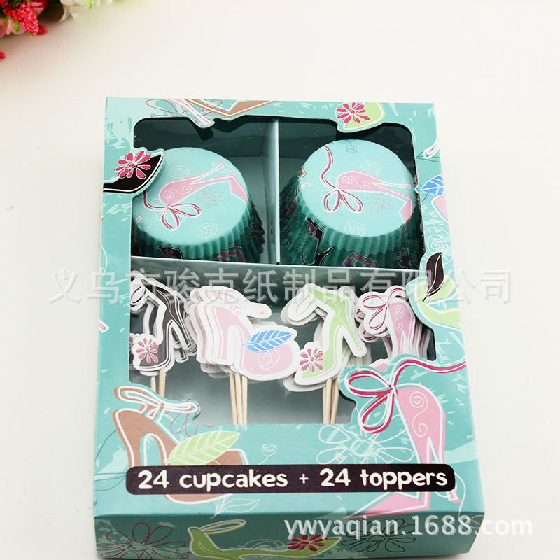 White - bottom love flame cup cake cup party can customize the eco-friendly cupcake goblet of fire