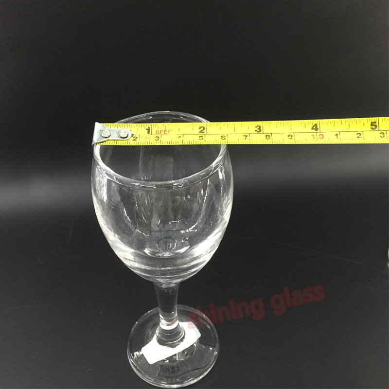 High white material glass red wine goblet Wine transparent glass cup