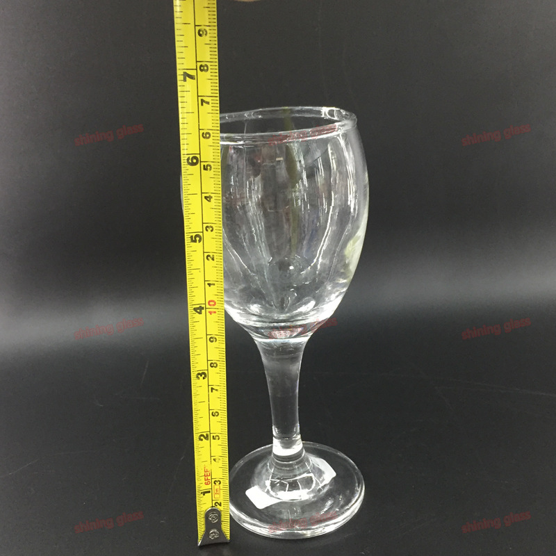 High white material glass red wine goblet Wine transparent glass cup