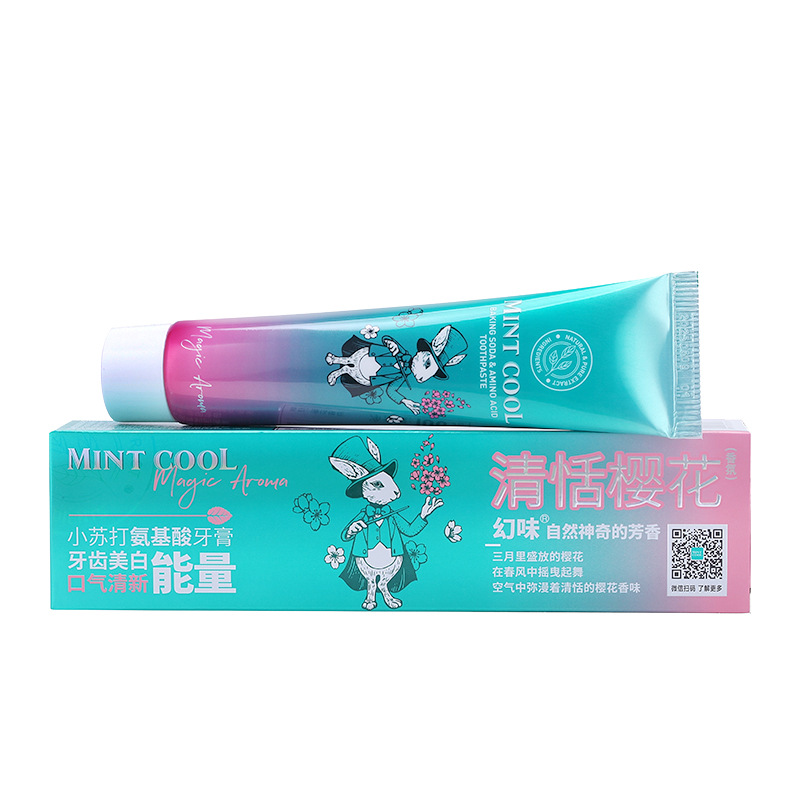 Xiaosu Amino Acid Floral Fragrance Baking Soda Toothpaste Bright White Teeth Relieve Breath Lasting Fresh 100G