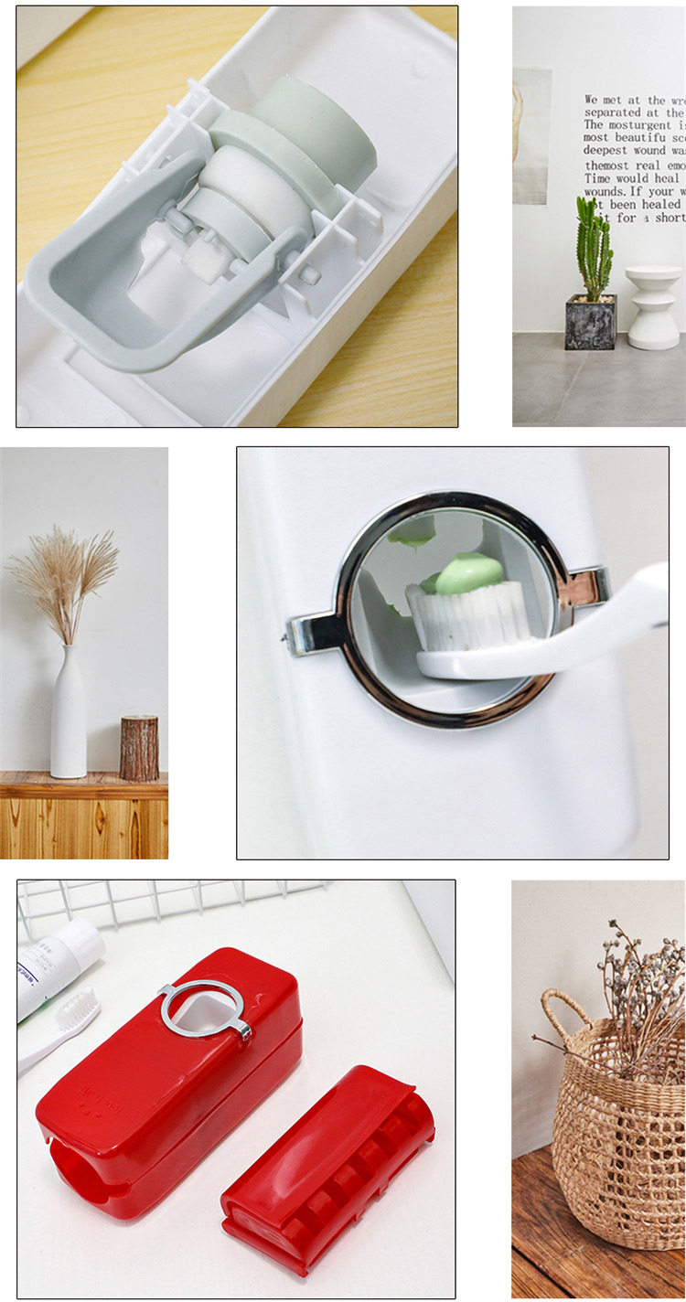 Automatic Toothpaste Set Toothpaste Squeezer Toothbrush Holder Hook Toothbrush Rack Toothpaste Holder Wholesale Automatic Toothpaste Set Toothpaste Squeezer Toothbrush Holder Hook Toothbrush Rack Toothpaste Holder Wholesale