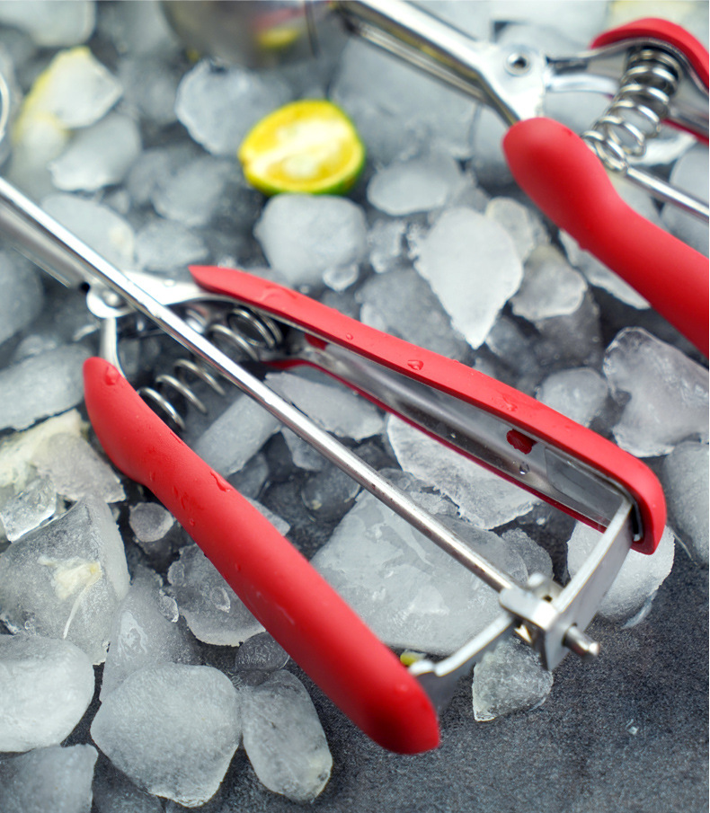 304 Stainless Steel Cookie Spoon Cookie Scoop Ice-Cream Spoon Ice-Cream Spoon Ball Scoop Amazon 5cm Diameter