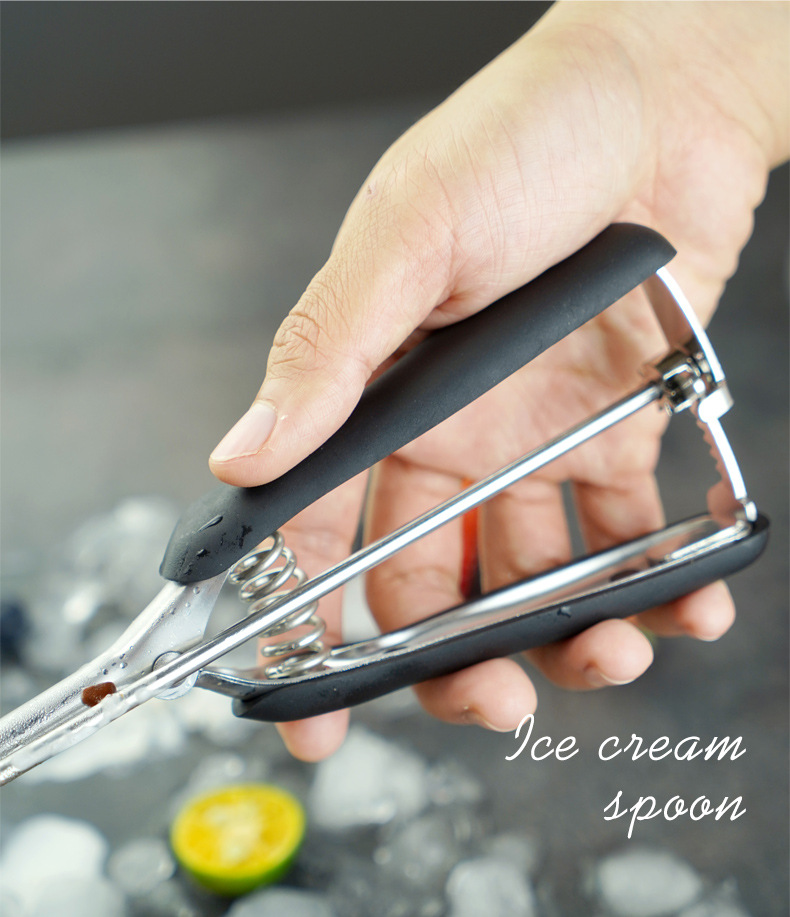304 Stainless Steel Cookie Spoon Cookie Scoop Ice-Cream Spoon Ice-Cream Spoon Ball Scoop Amazon 5cm Diameter