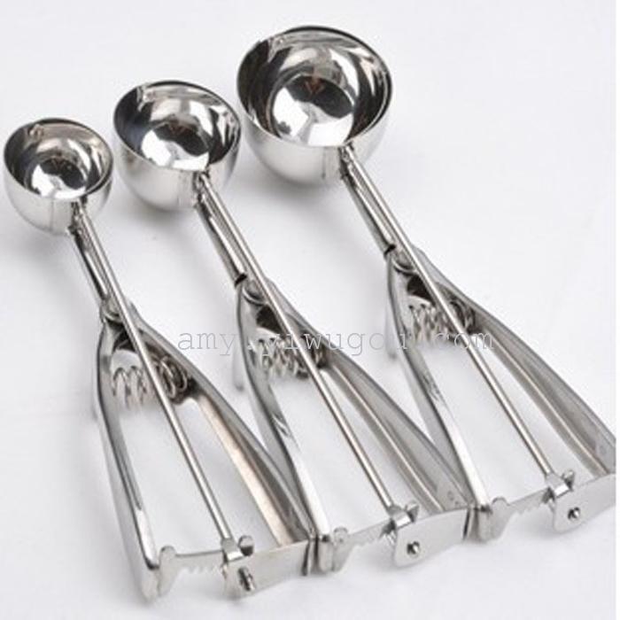 5CM high quality ice-cream spoon stainless steel ice cream scoop of ice cream spoon stainless steel ice cream scoop